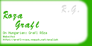 roza grafl business card