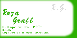 roza grafl business card